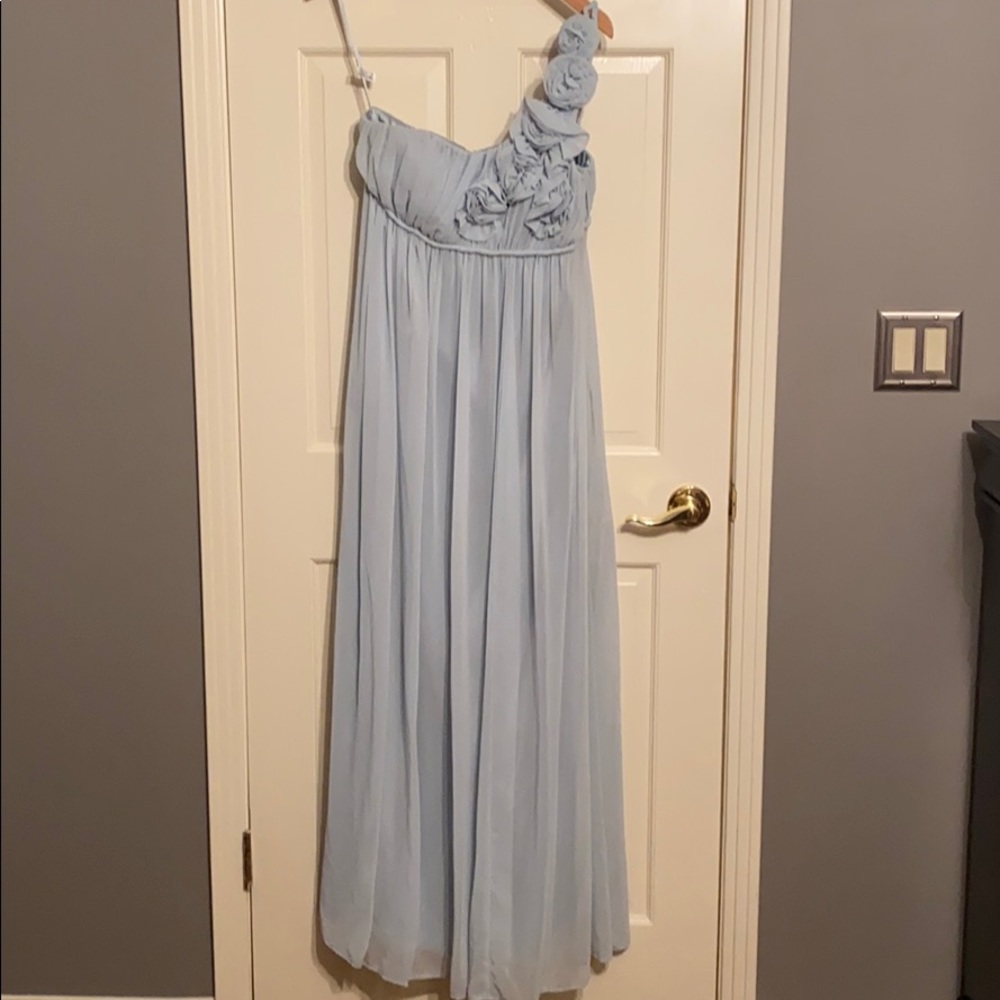 Bari Jay Powder Blue Bridesmaid’s Dress